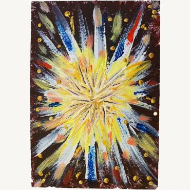 Acrylbild zu Finsternis und Licht